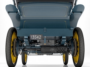 Fiat 3-5 HP 1899 3Dモデル