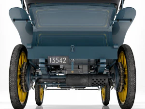 Fiat 3-5 HP 1899 3D Model