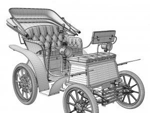 Fiat 3-5 HP 1899 3D Model
