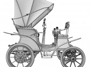 Fiat 3-5 HP 1899 3D Model
