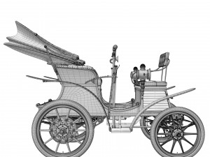 Fiat 3-5 HP 1899 3Dモデル