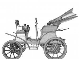 Fiat 3-5 HP 1899 3Dモデル