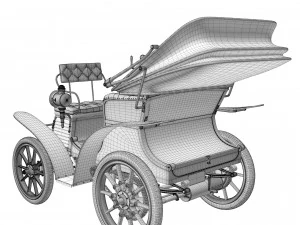 Fiat 3-5 HP 1899 3D Model
