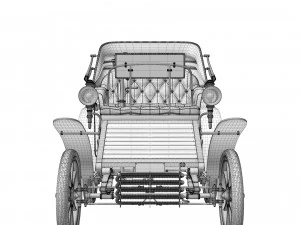 Fiat 3-5 HP 1899 3D Model