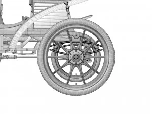 Fiat 3-5 HP 1899 3D Model