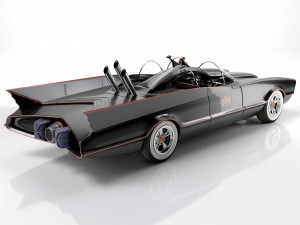 Batmobile 1966 3D Модель