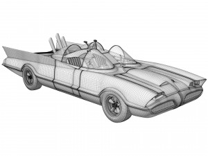 Batmobile 1966 3D Модель