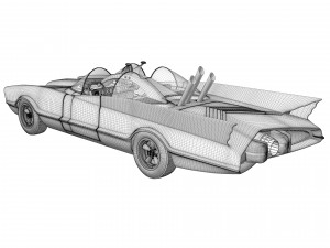 Batmobile 1966 3D Модель