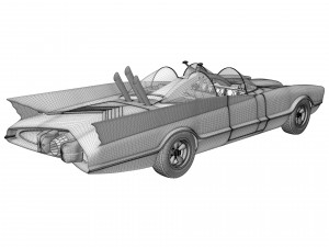 Batmobile 1966 3D Модель