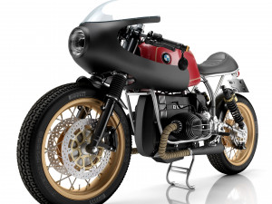 Cafe Racer R80 Motorcycle Modelo 3D