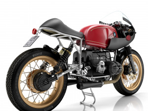 Cafe Racer R80 Motorcycle Modelo 3D