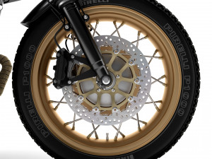 Cafe Racer R80 Motorcycle Modelo 3D