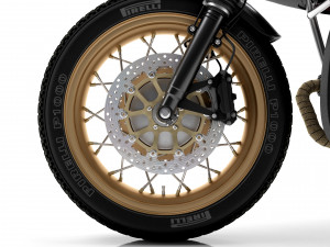 Cafe Racer R80 Motorcycle Modelo 3D