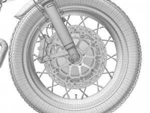 Cafe Racer R80 Motorcycle Modelo 3D