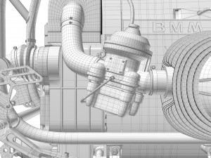 Cafe Racer R80 Motorcycle Modelo 3D