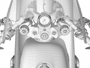 Cafe Racer R80 Motorcycle Modelo 3D