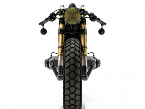 Cafe Racer R80 Motorcycle 3D Model