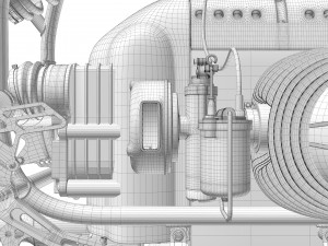 Cafe Racer R80 Motorcycle 3D Model