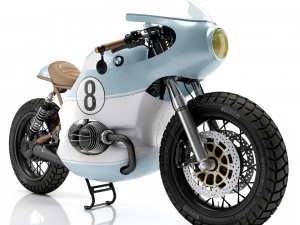 カフェレーサー R80 バイク 3Dモデル