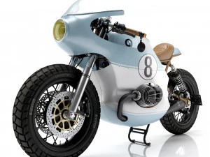 Cafe Racer R80 Motocicleta Modelo 3D