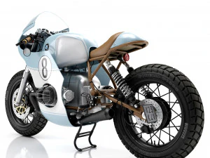 Cafe Racer R80 Motocicleta Modelo 3D