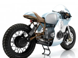 Cafe Racer R80 Motocicleta Modelo 3D