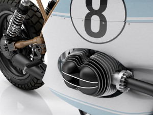 Cafe Racer R80 Motorcycle Modèle 3D