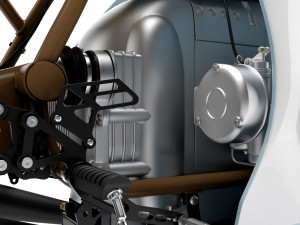 Cafe Racer R80 Motorcycle Modèle 3D