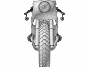 Cafe Racer R80 Motorcycle Modèle 3D