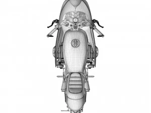 Cafe Racer R80 Motocicleta Modelo 3D