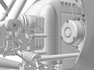 Cafe Racer R80 Motorcycle Modèle 3D