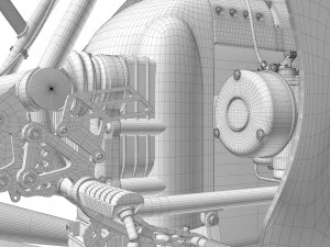 Cafe Racer R80 Motocicleta Modelo 3D