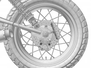 Cafe Racer R80 Motocicleta Modelo 3D