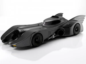 Batmobile 1989 3D Model