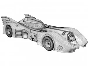 Batmobile 1989 3D Model