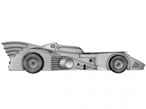 Batmobile 1989 3D Model