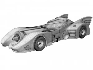Batmobile 1989 3D Model