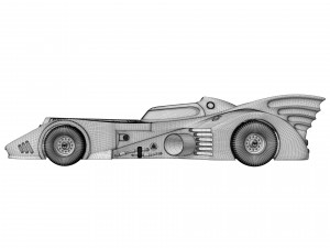Batmobile 1989 3D Model