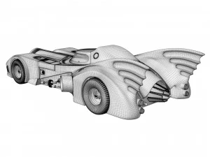Batmobile 1989 3D Model