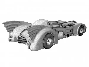 Batmobile 1989 3D Model