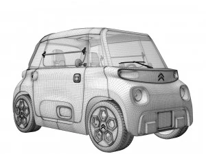 Citroen Ami 2021 3D Model