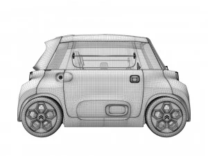 Citroen Ami 2021 3D Model