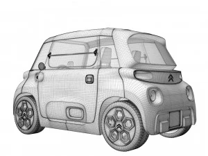 Citroen Ami 2021 3D Model