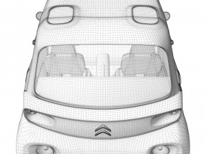 Citroen Ami 2021 3D Модель