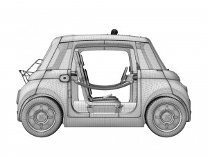 Fiat Topolino 2023 3D-Modell