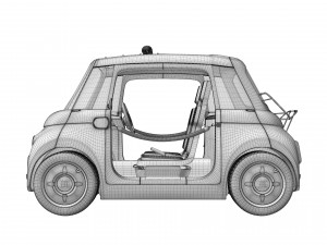 Fiat Topolino 2023 3D-Modell