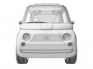 Fiat Topolino 2023 3D-Modell