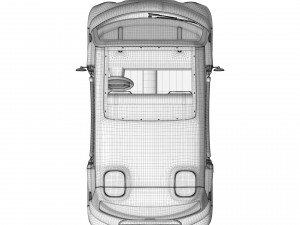 Fiat Topolino 2023 3D-Modell