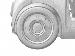 Fiat Topolino 2023 3D-Modell