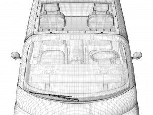 Fiat Topolino 2023 3D-Modell
